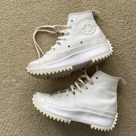 Converse White High-Top Sneakers - Picture 2 of 16